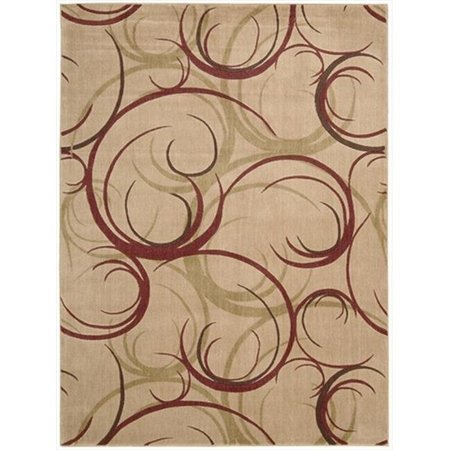 NOURISON Nourison 472 Somerset Area Rug Collection Beige 3 ft 6 in. x 5 ft 6 in. Rectangle 99446004727